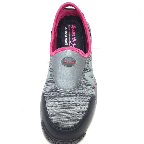 Moxie Trades Zena Grey Slip-on Safety Shoes 9 - Picture 2 of 8